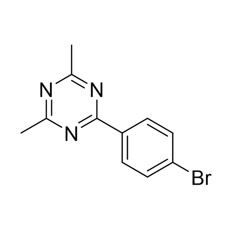 2-(4-bromphenyl)-4,6-dimethyl-1,3,5-triazin