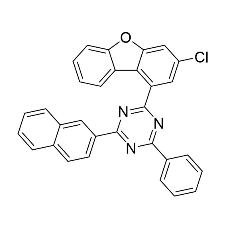 1,3,5-triazin, 2-(3-chlor-1-dibenzofuranyl)-4-(2-naphthalenyl)-6-phenyl-
