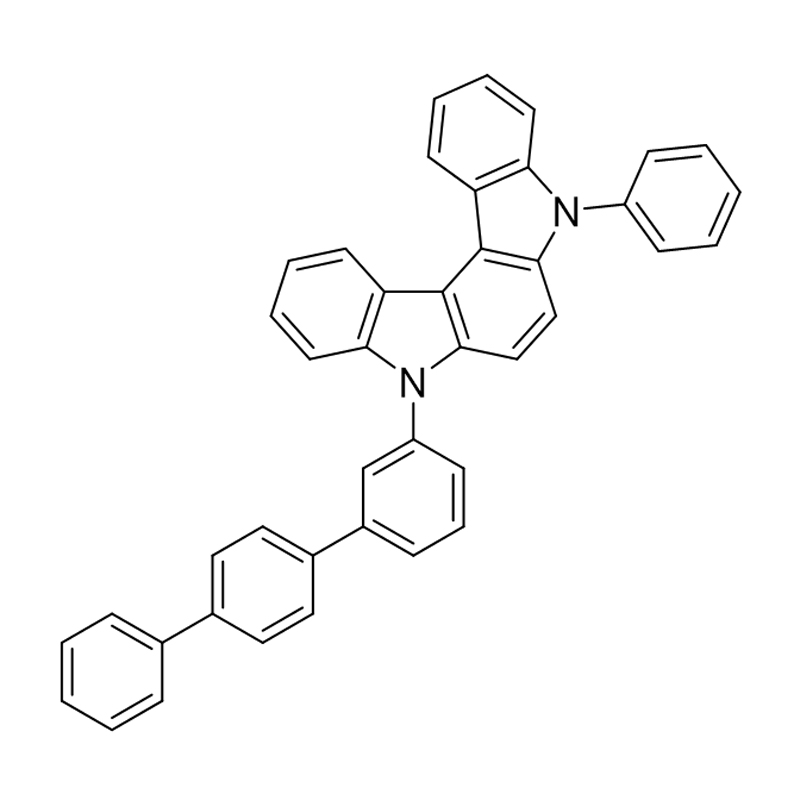 5,8-dihydro-5-phenyl-8-[1,1':4',1''-terphenyl]-3-ylindolo[2,3-c]carbazol