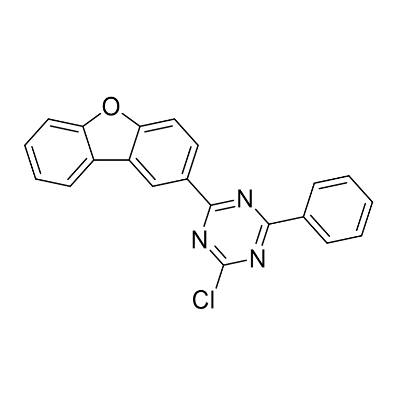 2-chlor-4-(dibenzo[b,d]furan-2-yl)-6-phenyl-1,3,5-triazin